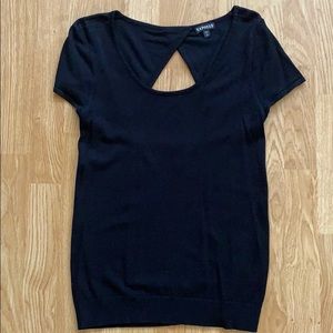 Express short-sleeved sweater